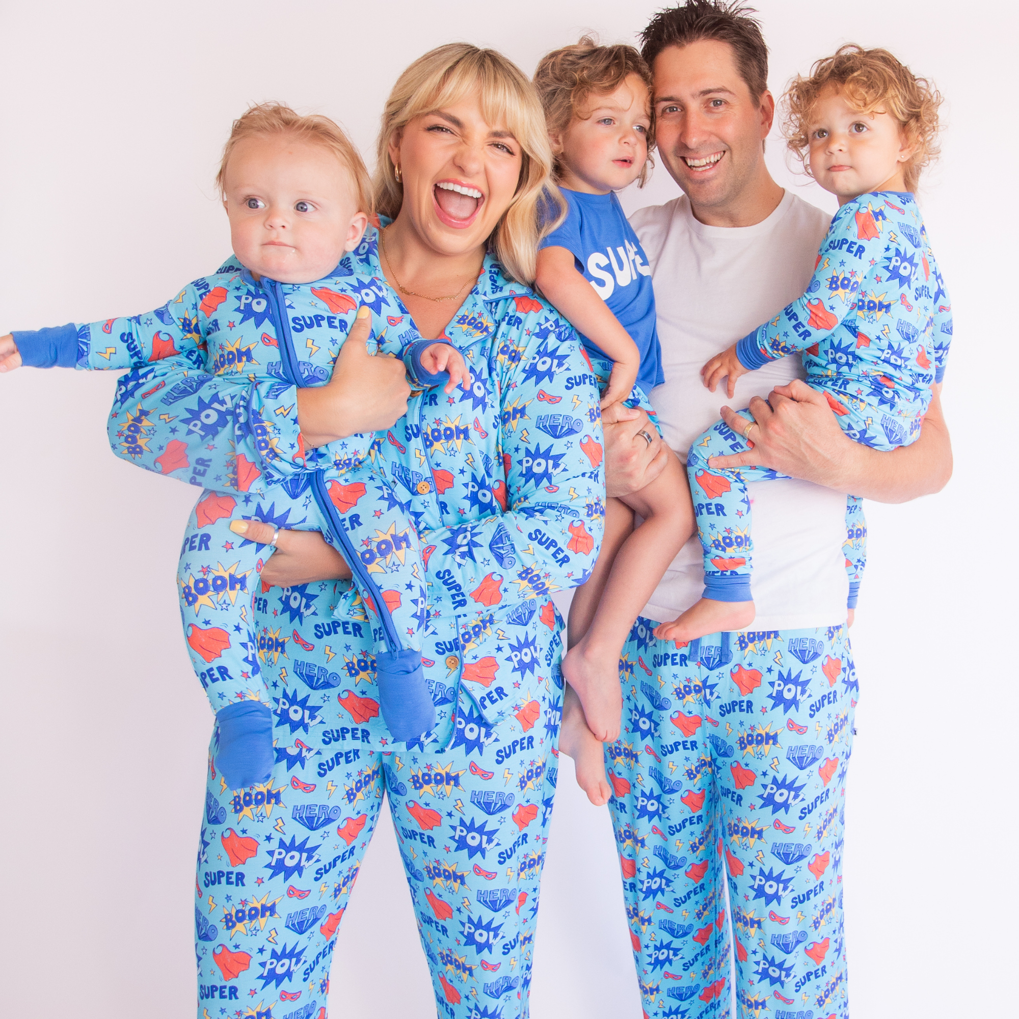 Kiki + Lulu - Kiki + Lulu x Rydel SUPER Toddler/Big Kid Pajamas: 5/6T