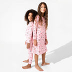 Bellabu Bear - Candy Cane Lane Bamboo Kids Pajamas: 2T