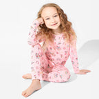 Bellabu Bear - Candy Cane Lane Bamboo Kids Pajamas: 5T