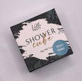 Villa Bain - Stress Relief Shower Cube packaging with calming design elements highlighting stress relief benefits, ideal for a soothing shower experience.