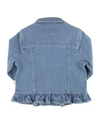 RuffleButts + RuggedButts - Girls Light Wash Jacket
: Blue / 4T