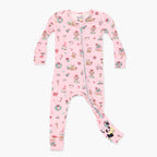 Bellabu Bear - Candy Cane Lane Bamboo Convertible Footie: 0-3m