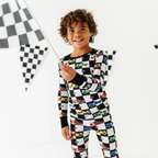 Kiki + Lulu - Racecar Kids Pajamas: 2T