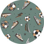 Kiki + Lulu - Goal Hard or Go Home Convertible Footies: 6-12m