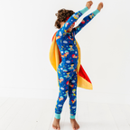 Kiki + Lulu - Cozy & Courageous Superhero Kids Pajamas: 2T