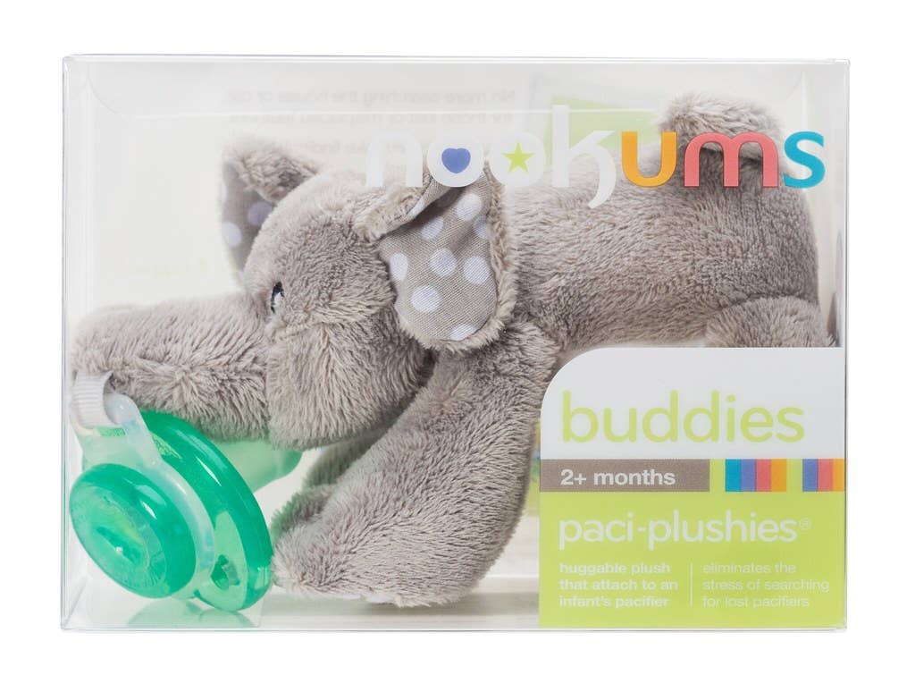 Nookums - Paci-Plushies Buddies – Ella Elephant