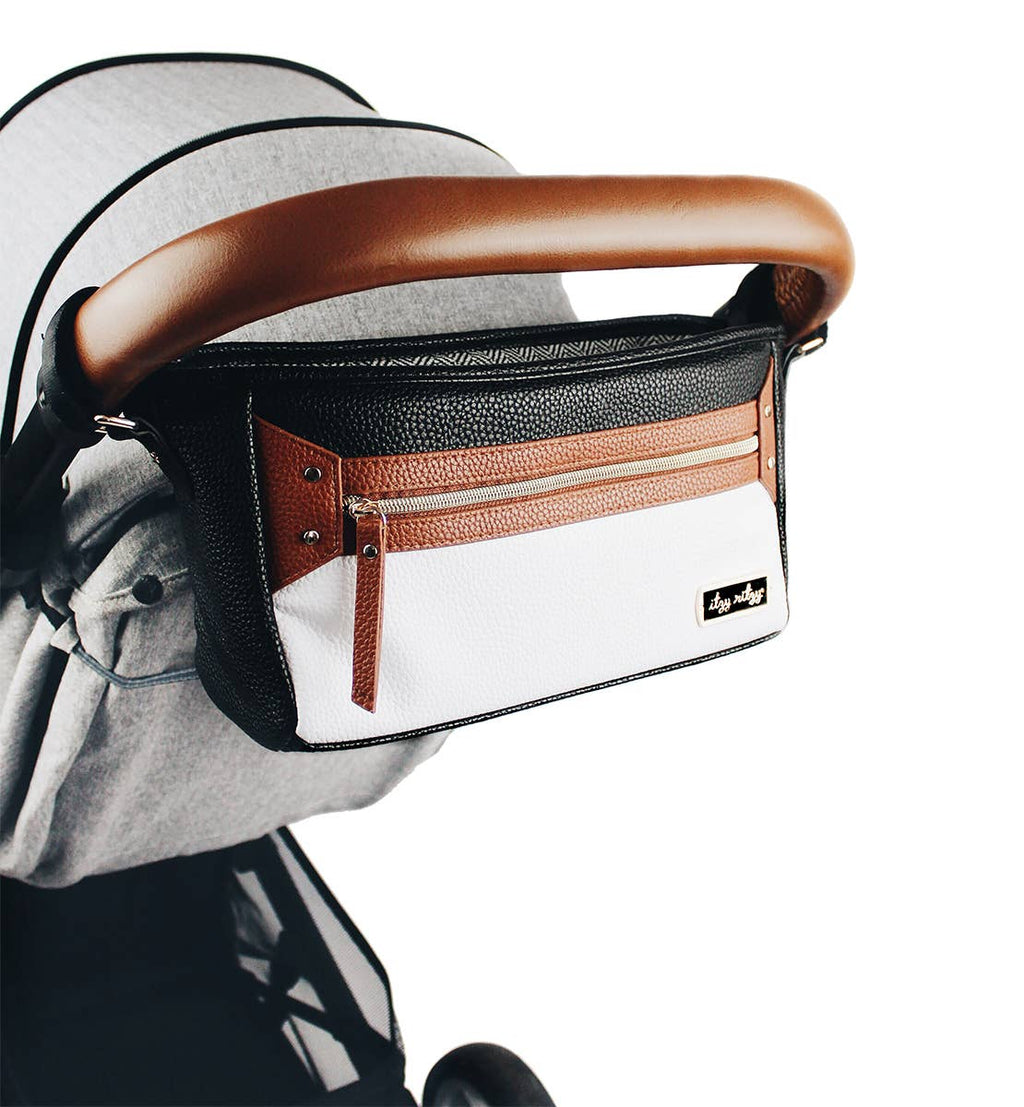 Itzy Ritzy - Coffee & Cream Travel Stroller + Wagon Caddy