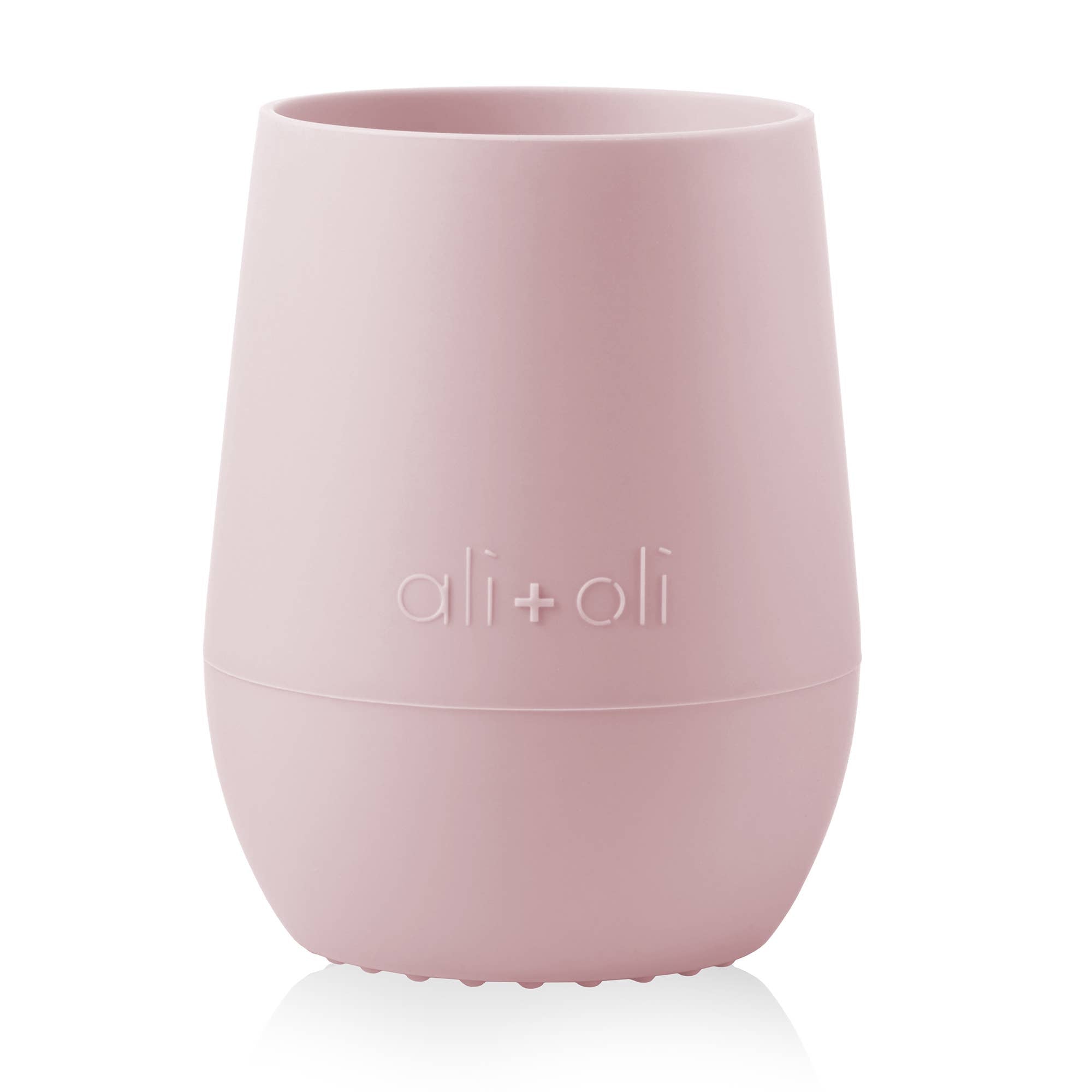 Ali+Oli - Bunny Face Silicone Open Cup for Baby & Toddle (Misty Blush)