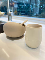 Ali+Oli - Bunny Face Silicone Open Cup for Baby & Toddler (Coconut)