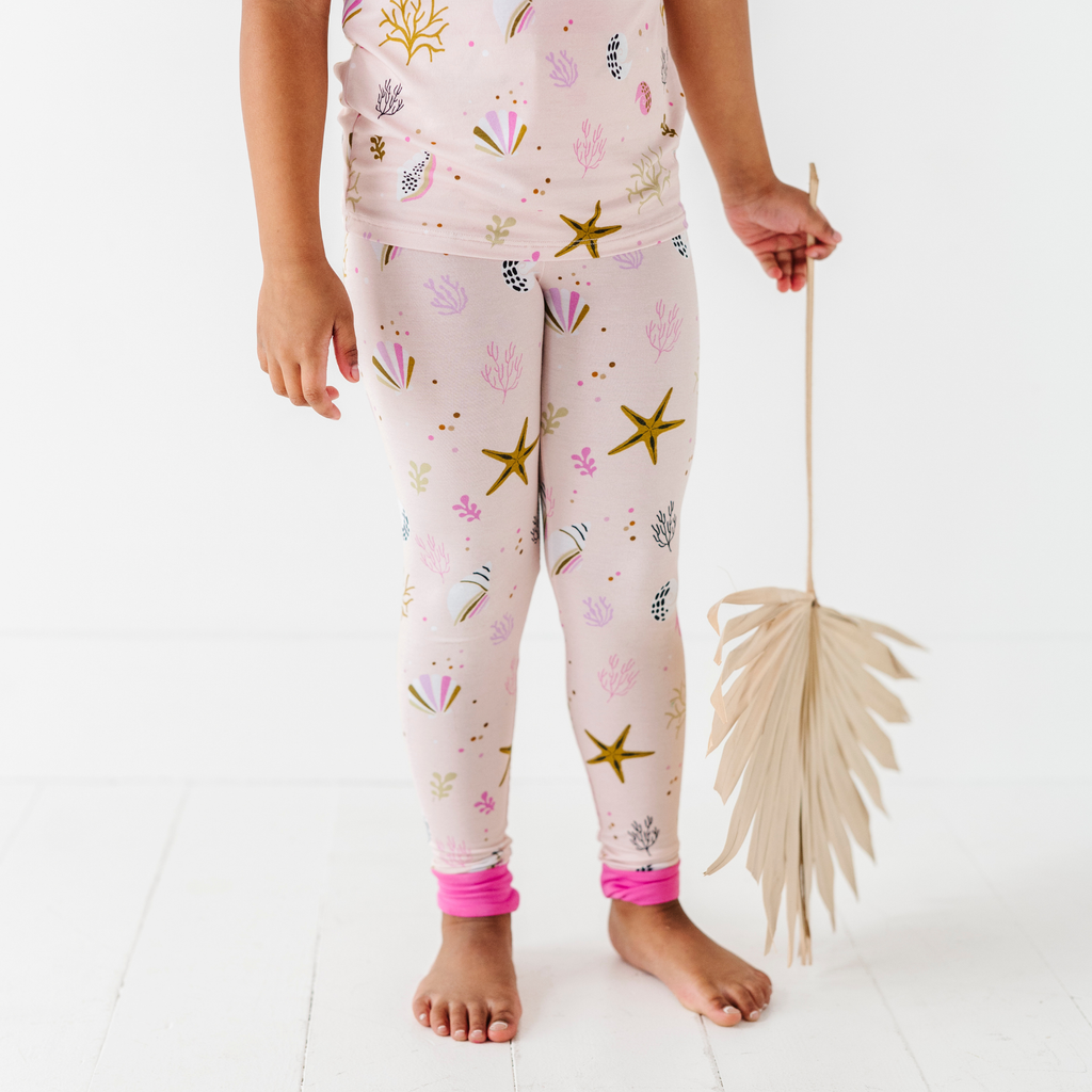 Kiki + Lulu - That's What Sea Said Ruffle Pajamas Toddler/Kids: 4T