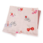 Viverano Organics - Butterfly 3D - Organic Cotton Jacquard Knit Baby Blanket: Natural