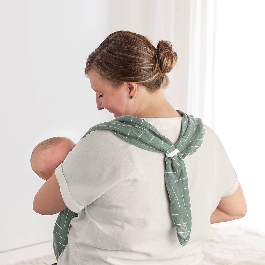 Itzy Ritzy - Breastfeeding Boss™: Sage Mudcloth