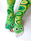 Pals Socks - Frog & Turtle Mismatched Fun Socks: Adult