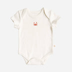 The Blueberry Hill - Onesie Crab Bodysuit Organic Cotton Nautical Ocean Baby - 0-6m