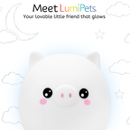 LumiPets® Percy the Pig- Children's Touch Night Light