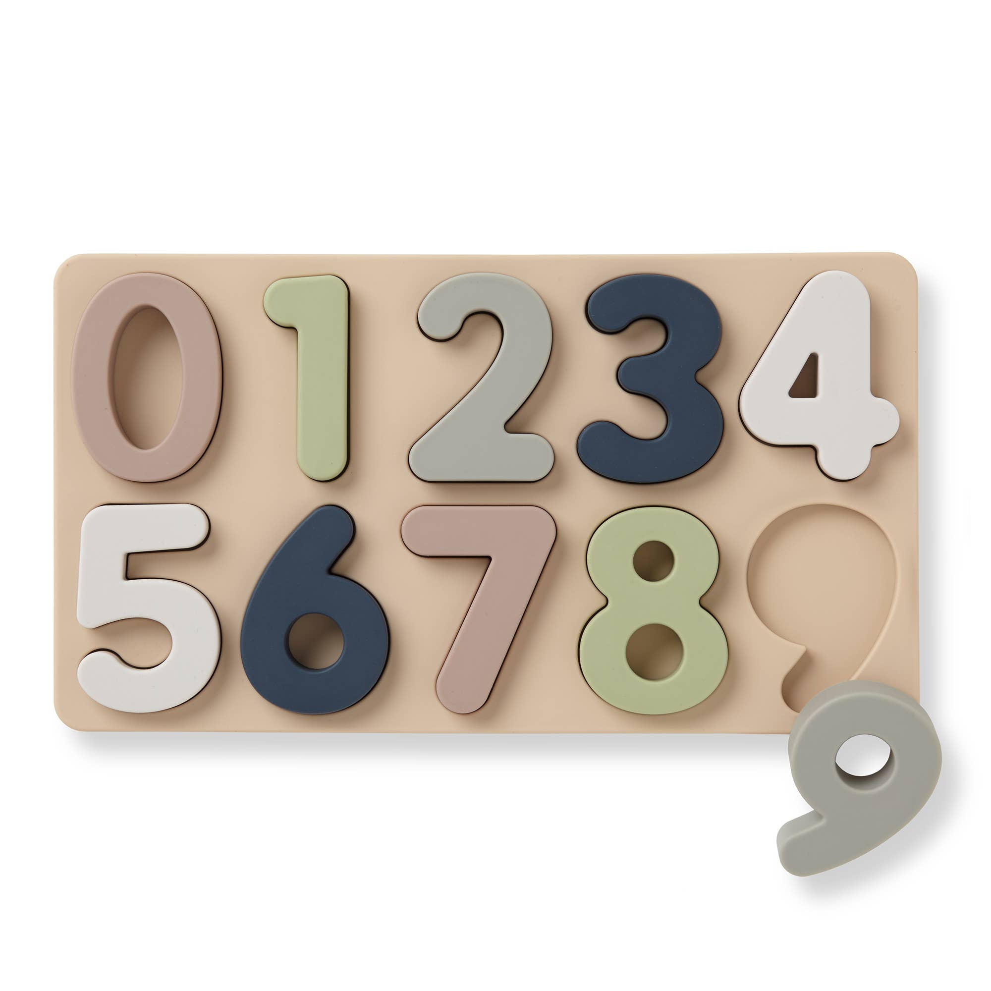 Ali+Oli - Large Soft Silicone Number Puzzle (11-pc) for Toddlers