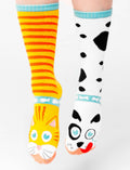 Pals Socks - Cat & Dog Fun Mismatched Socks: Adults