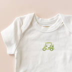 The Blueberry Hill - Onesie Golf Baby Romper Organic Cotton Gift Graphic Bodysuit - 0-6m
