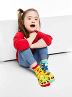 Pals Socks - Pizza & Pasta Mismatched Non-Slip Food Socks for Kids: Ages 9-12