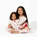 Bellabu Bear - Christmas Sugar Cookies Bamboo Kids Pajamas Two-Piece Set: 2T