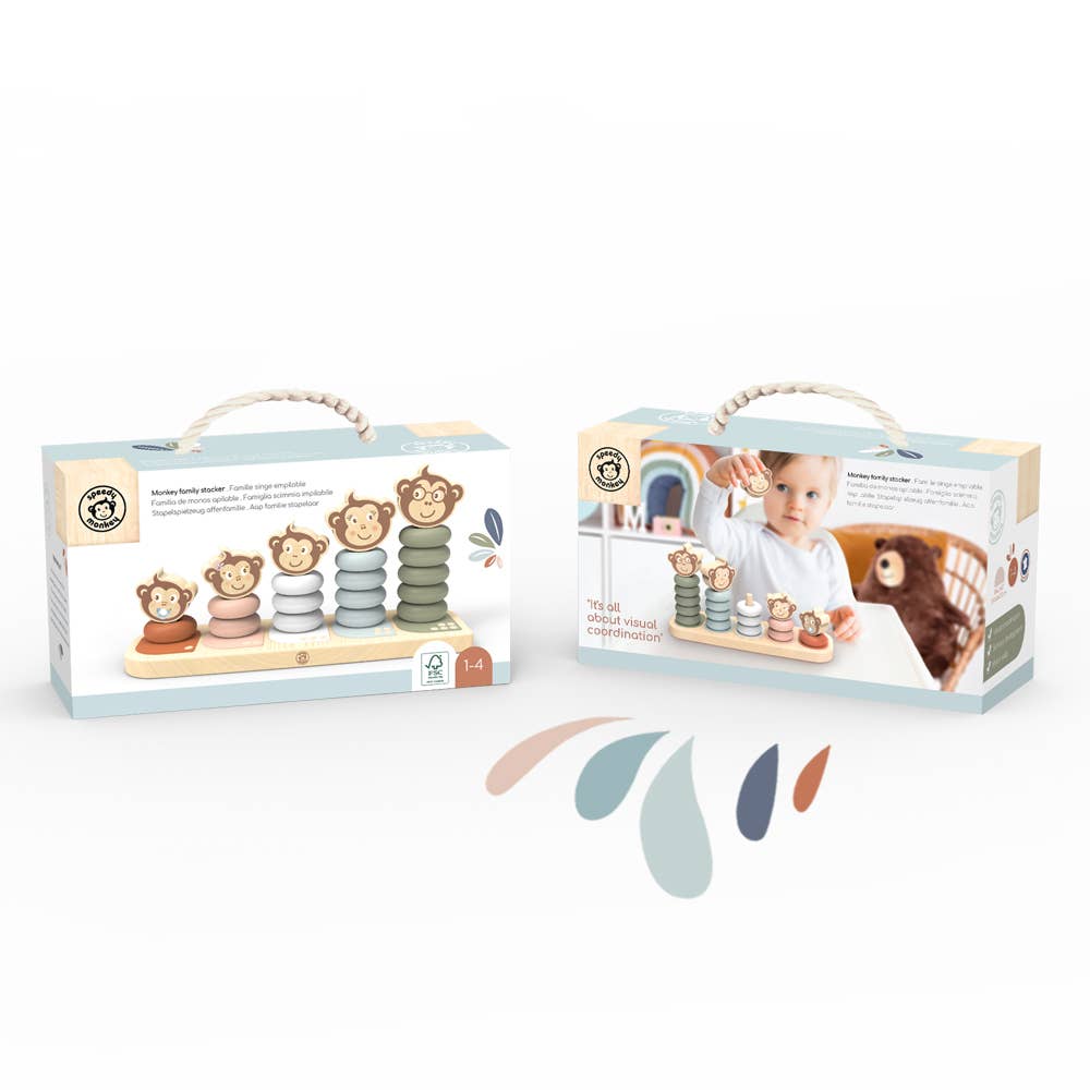 Speedy Monkey - Monkey Family Stacker