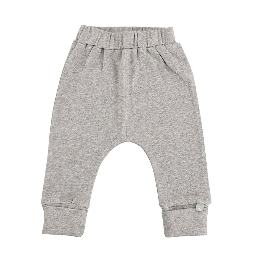 Finn + Emma - Baby cuffed pants | heather organic : 3-6m