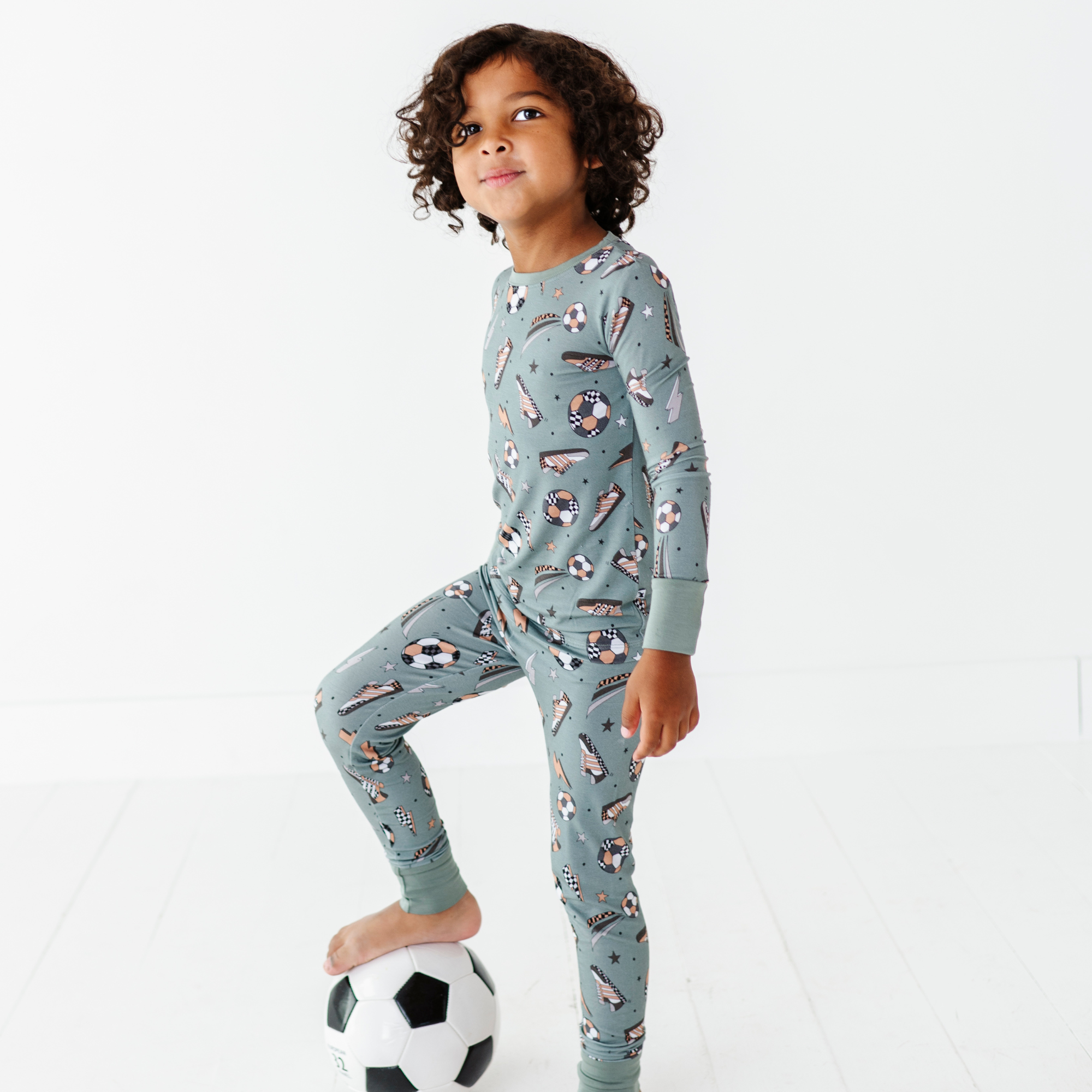 Kiki + Lulu - Goal Hard or Go Home Toddler/Big Kid Pajamas: 2T