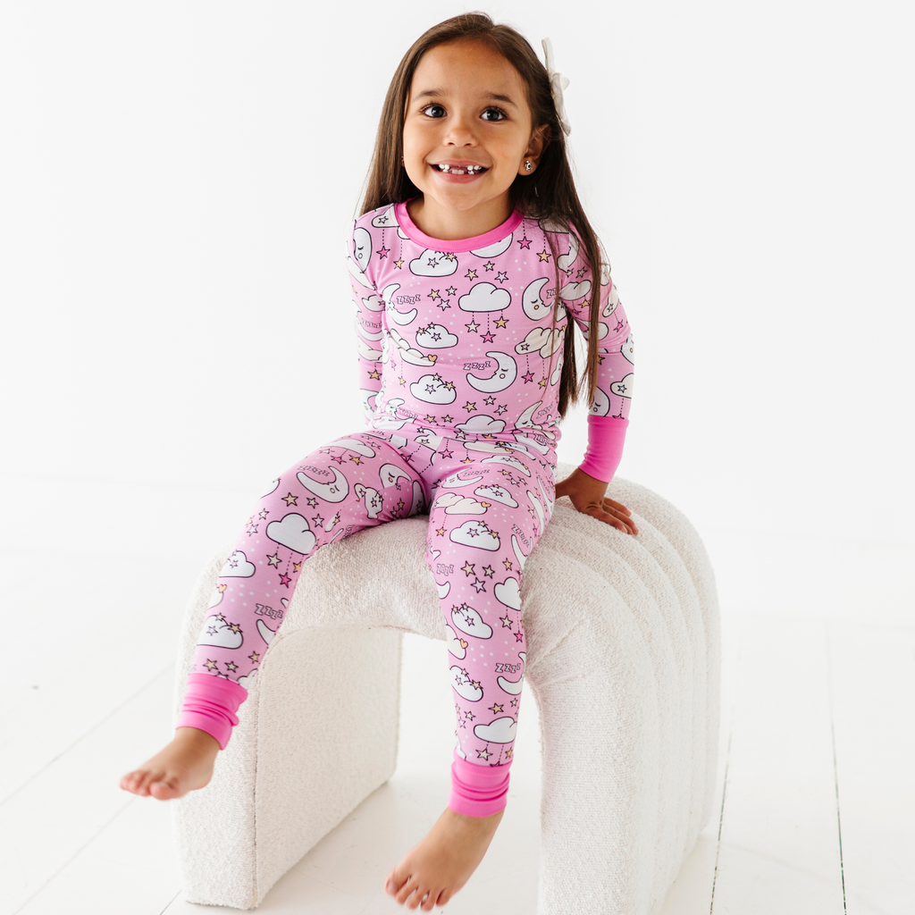 Kiki + Lulu - Pink Zzz Kids Pajamas: 2T