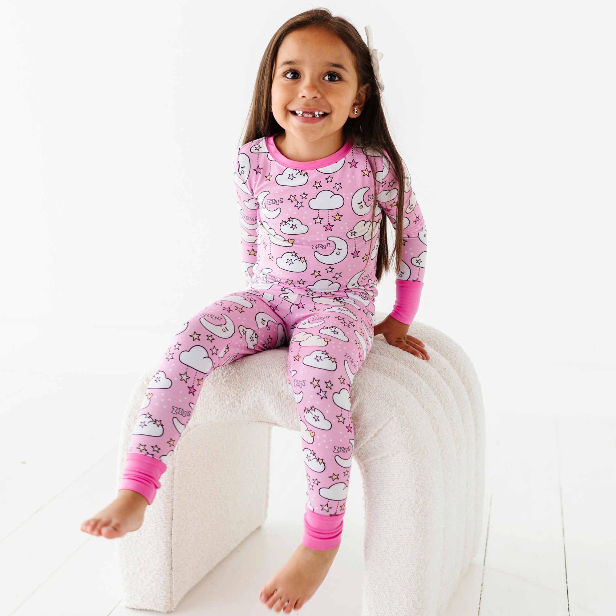 Kiki + Lulu - Pink Zzz Kids Pajamas: 2T