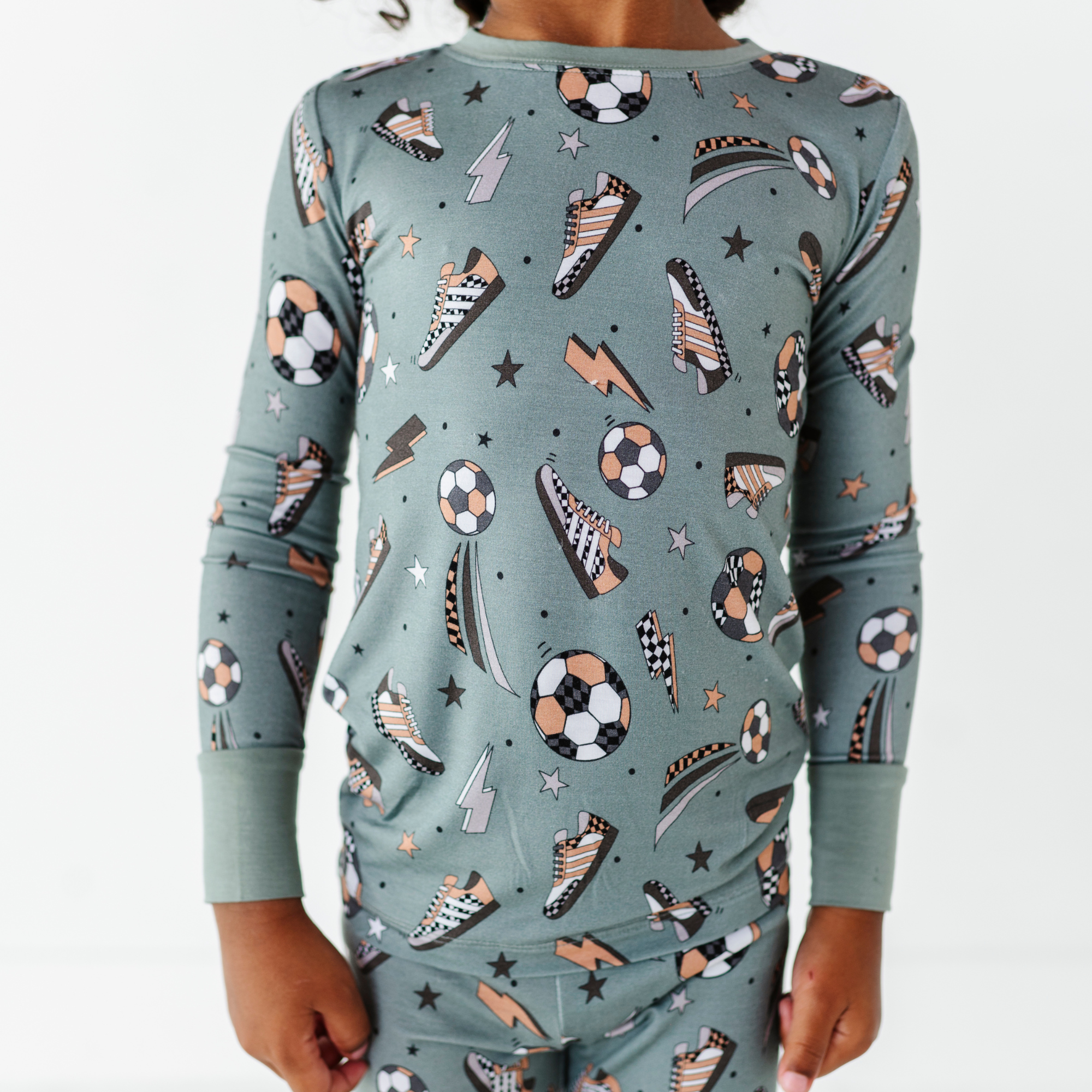 Kiki + Lulu - Goal Hard or Go Home Toddler/Big Kid Pajamas: 3T