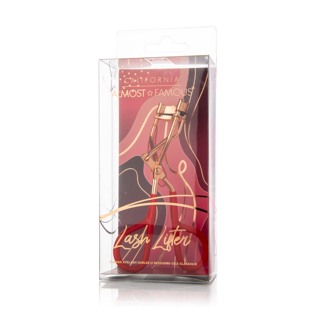 Almost Famous - Chrome 'No Pinch' Eyelash Curler: Red / Rose Gold