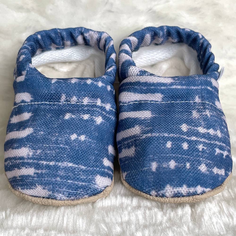 CLAMFEET - JUSTIN (Lt. Baby Blue/White) - 6-12m