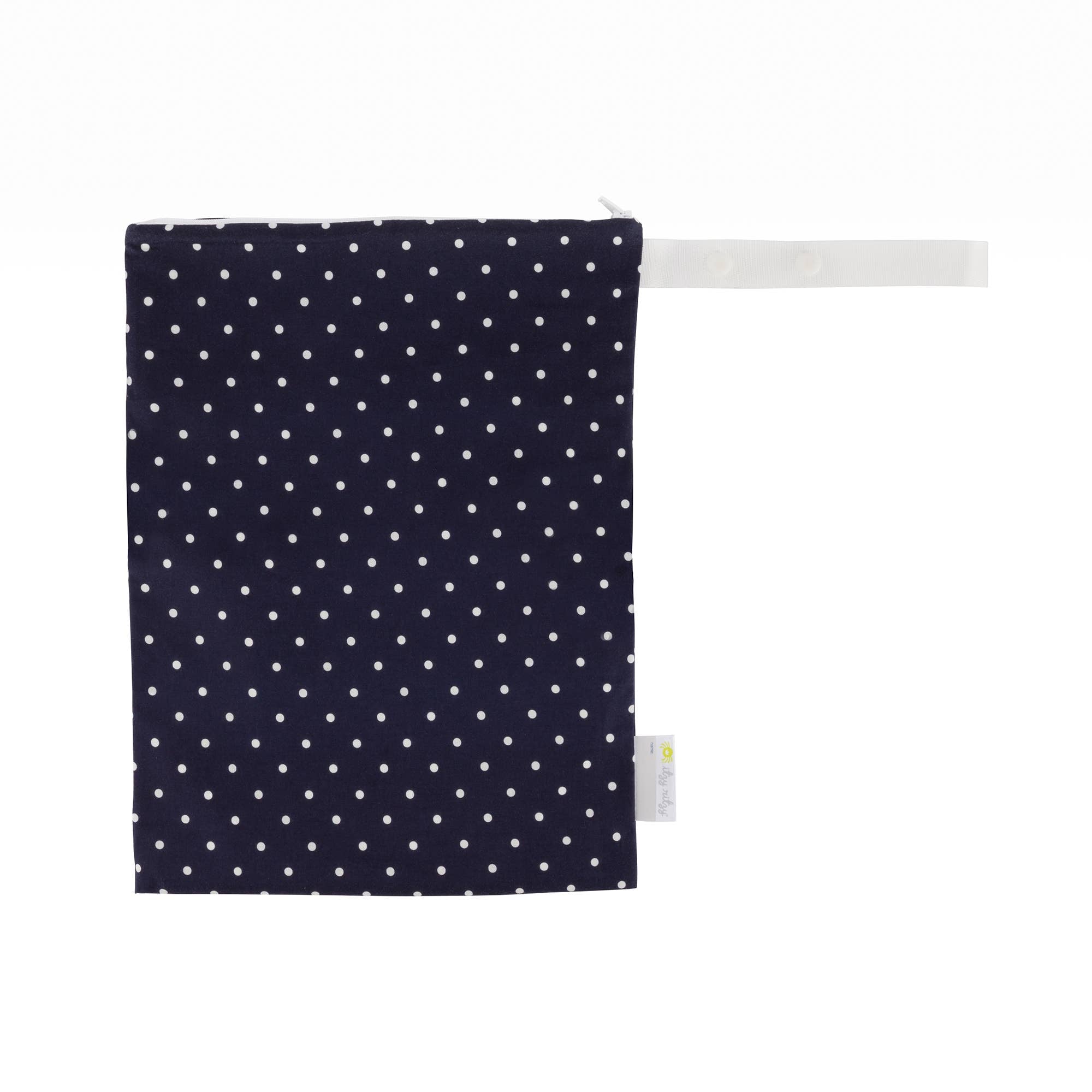 Itzy Ritzy - Travel Happens™ Medium Wet Bags: Nautical Navy Dots