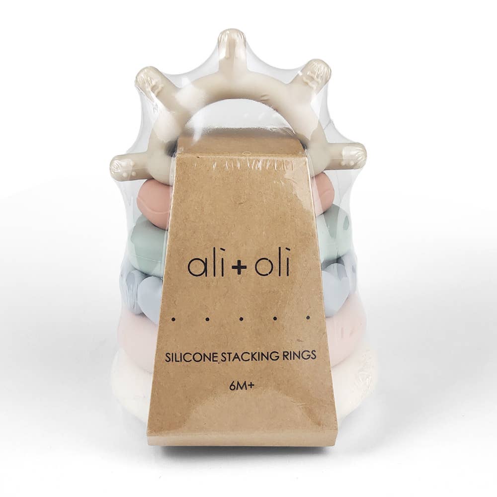 Ali+Oli - Soft Silicone Stacking Ring Tower (6-pc)