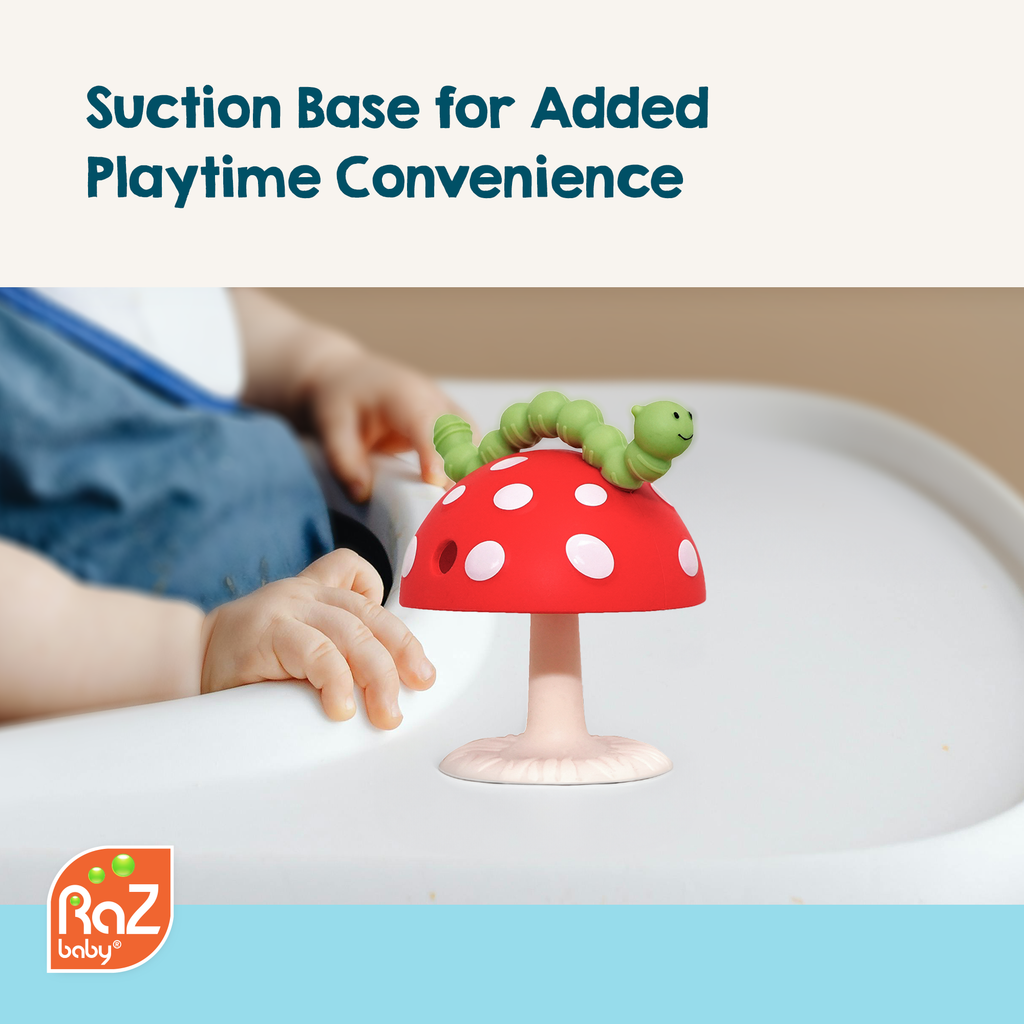 RaZbaby - Chompy Grip Teether: Red