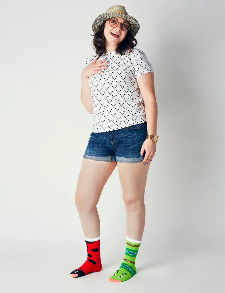 Pals Socks - Ladybug & Caterpillar Fun Mismatched Socks: Adults