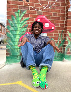 Pals Socks - Frog & Turtle Mismatched Fun Socks: Adult