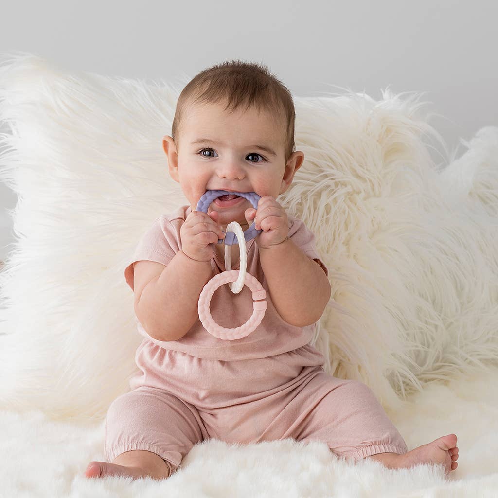 Itzy Ritzy - Bitzy Bespoke Itzy Rings™ Linking Ring Set: Rainbow