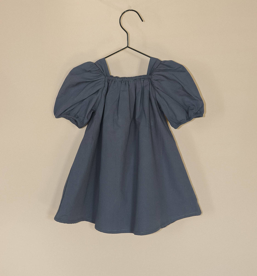 Almond Bud - The Poppy Puff Sleeve Dress w/ Matching BLOOMERS  Baby Dress: 4-5T