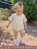 Bubble T-Shirt Outfit - Cream Speckle