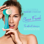 Almost Famous - "Cleanse It" 2in1 Exfoliator Brush: Turquoise