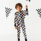 Kiki + Lulu - Racecar Kids Pajamas: 2T