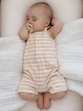 Shortie Outfit - Organic - Biscuit Stripe