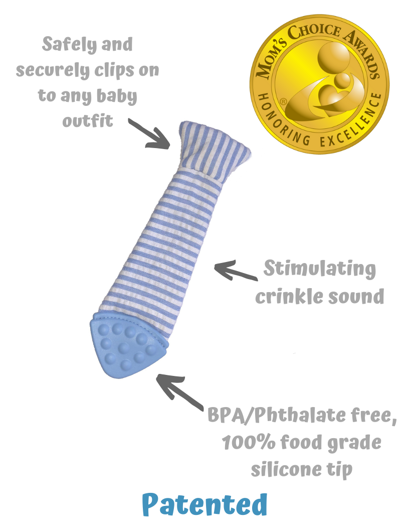 Tasty Tie® - Tasty Tie Teether, Crinkle Toy, Baby Boy Gift: Santa