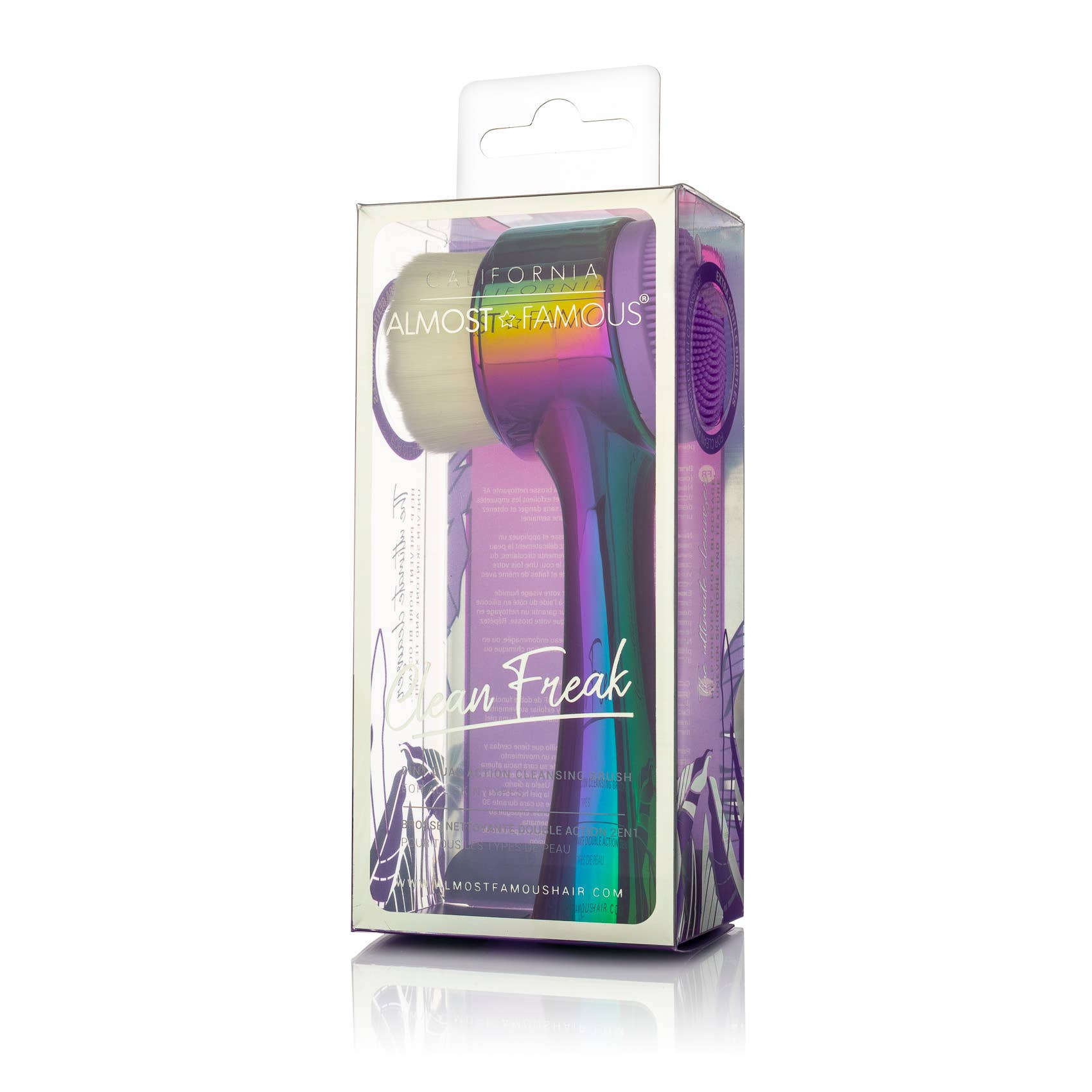 Almost Famous - "Cleanse It" 2in1 Exfoliator Brush: Purple