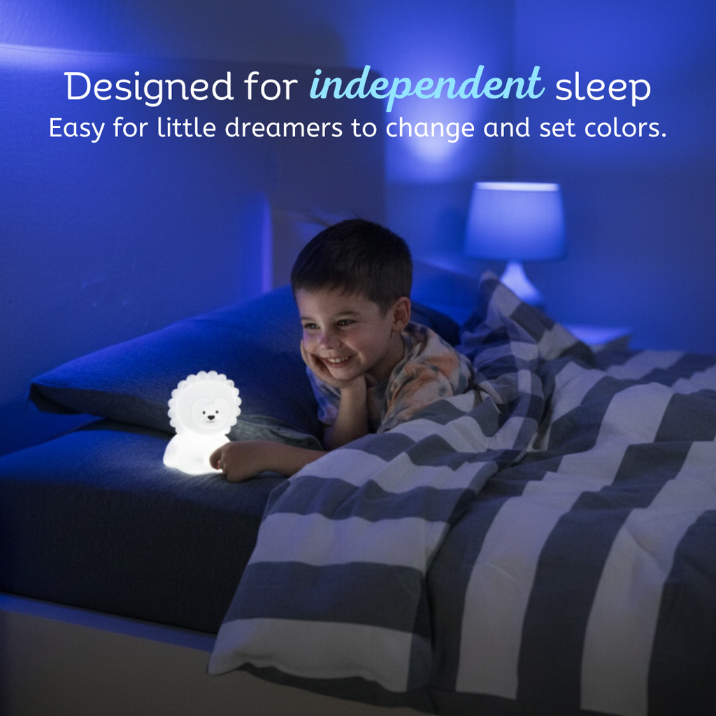 LumiPets® Luther the Lion- Children's Touch Night Light