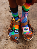 Pals Socks - Silly & Serious Mismatched Non-Slip Kid Socks (Limited Edition): Ages 9-12