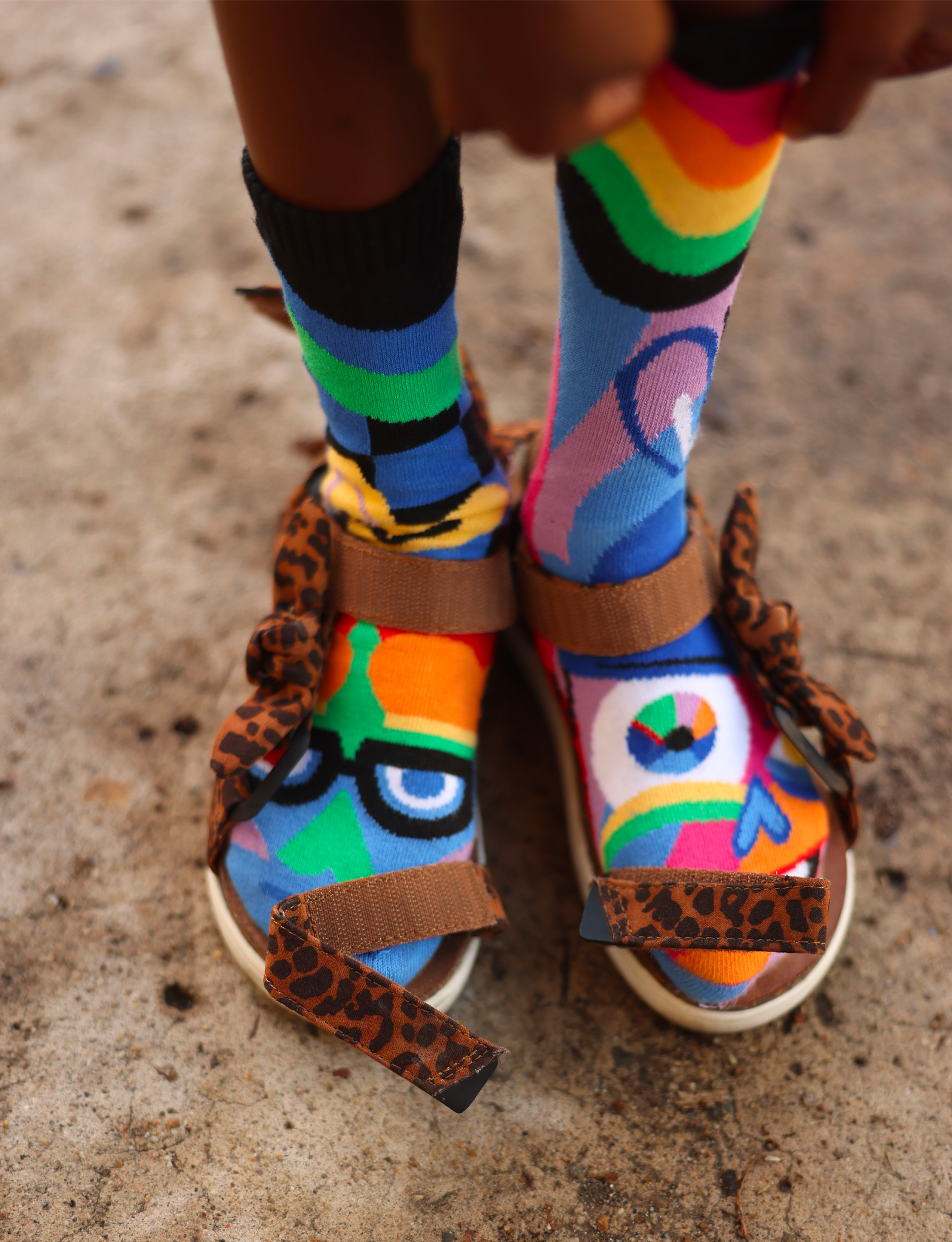 Pals Socks - Silly & Serious Mismatched Non-Slip Kid Socks (Limited Edition): Ages 9-12