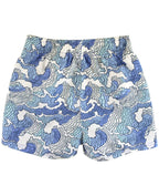 RuffleButts + RuggedButts - Boys Ocean Camo Swim Trunks
: Blue / 3T