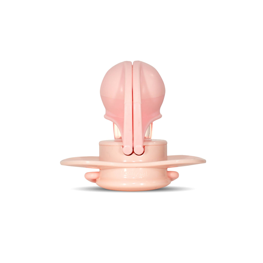 RaZbaby - Keep-it-kleen Pacifier 2PK - Grey & Pink